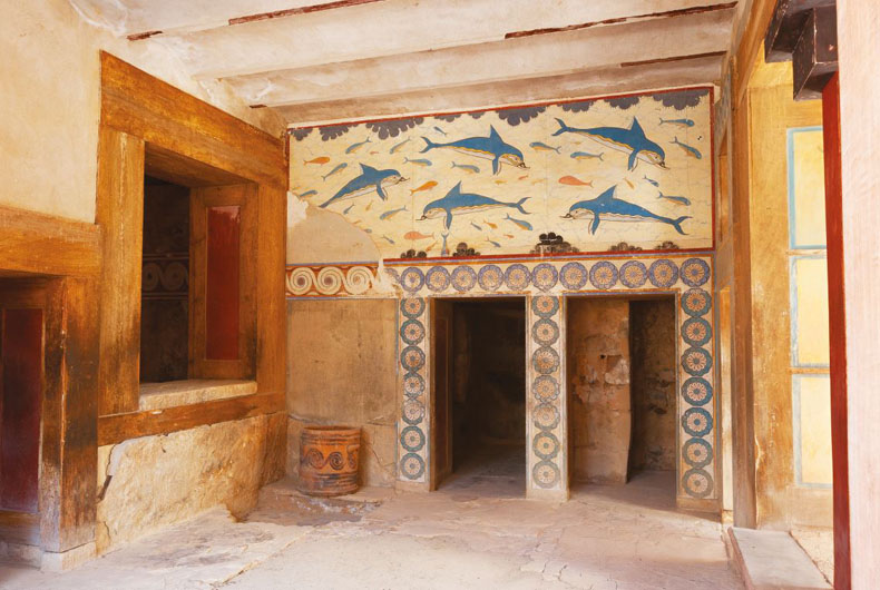 Excursion Minoan palace of Knossos 1st European civilisation 2